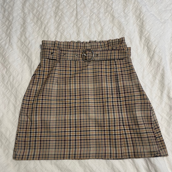 CHECKERED SKIRT - Picture 1 of 2